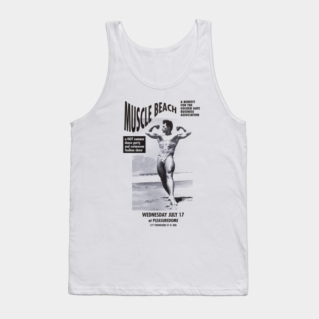 Muscle Beach SF Vintage Retro Gay Tank Top by WearingPride